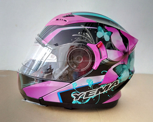 ECE DOT NBR aprobó nuevo ABS <span class=keywords><strong>casco</strong></span> de la motocicleta de alta calidad <span class=keywords><strong>con</strong></span> viseras de cascos abatibles doble - Product Image 2