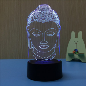 Led illusion quang ánh sáng ban đêm <span class=keywords><strong>3D</strong></span> Tôn Giáo Bảng Trang Trí Đèn <span class=keywords><strong>3d</strong></span> Led Ánh Sáng Ban Đêm - Product Image 5
