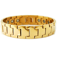 Bracelet Quantum de thérapie magnétique en titane, bijou en acier inoxydable, nouveau Costume de New York, livraison gratuite