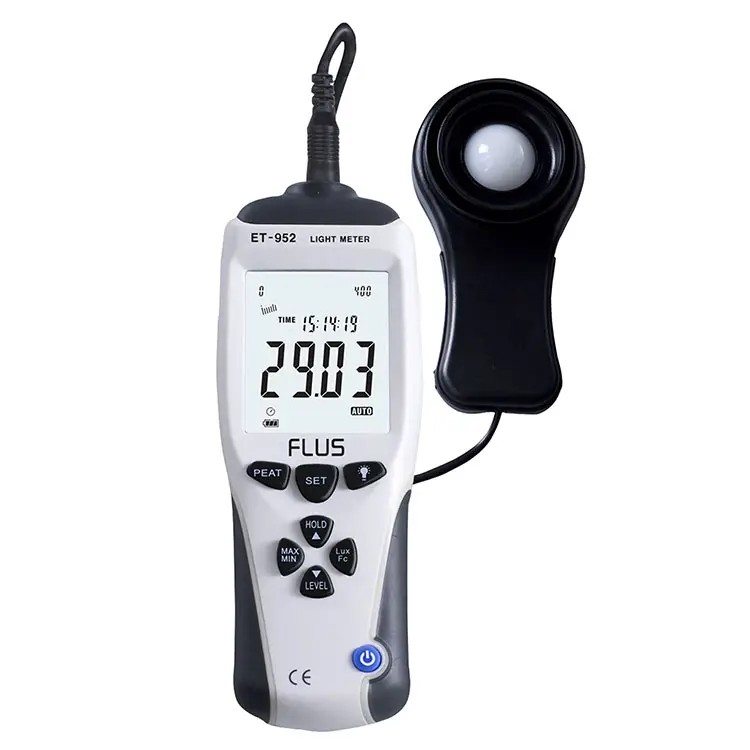 Display professionale LCD fotometro digitale portatile Lux Light Meter fino a 10,000 Lux misuratore di luce portatile