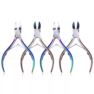 Toelettatura in acciaio inox titanio Pedicure cuticola <span class=keywords><strong>incarnita</strong></span> pelle morta pinze pinze - Product Image 1