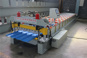De pintado color acero rollo de lámina que forma la máquina/metal galvanizado <span class=keywords><strong>zinc</strong></span> techo y panel de pared que hace la máquina - Product Image 2