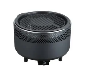 Miniparrilla portátil para barbacoa, ventilador sin humo con batería