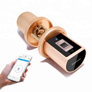 Digital Smart <strong>App</strong> Swipe Card Fingerprint Cylinder Door <strong>Lock</strong> - Product Image 2