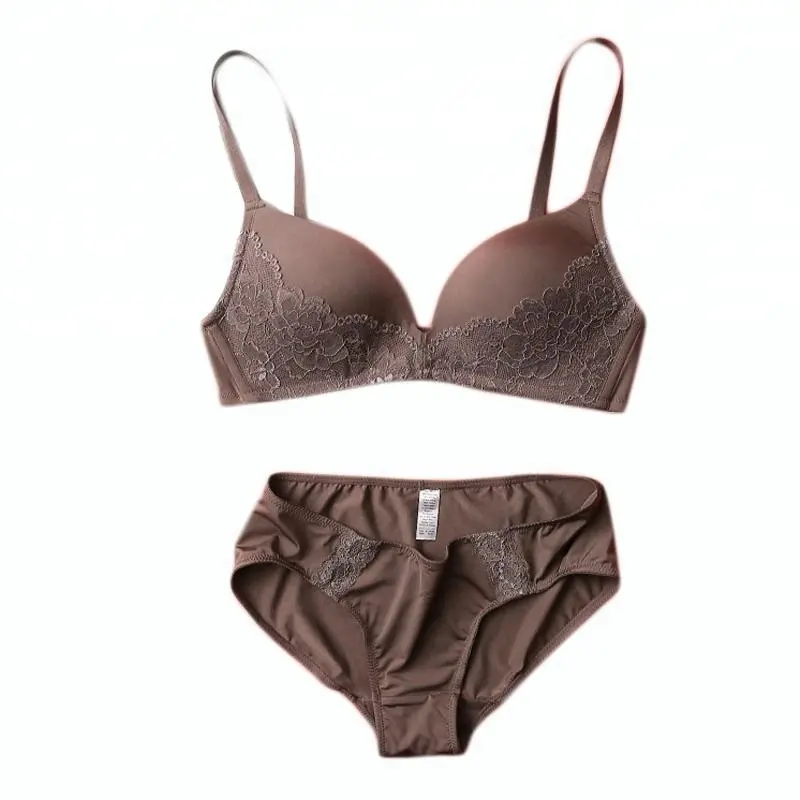 Conjunto de sujetador y bragas convertibles con Push-up para mujer, ropa interior Sexy de calidad