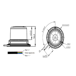 LED Khẩn Cấp Xoay Cảnh Báo Ánh Sáng Đèn Hiệu Với Nam Châm Cơ Sở - Product Image 4