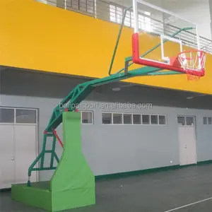 Indoor portable basketball gym basketball pole and hoop system