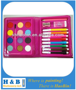 los niños 24pc dibujo arte conjunto con la caja de plástico - Product Image 1