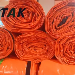 Custom Made Outdoor Heavy Duty Waterproof PVC Vinyl Tarpaulin Cover for Roofing Tarps