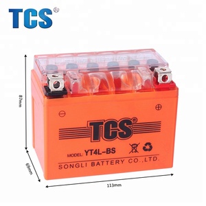 TCS marka 12N4 AH motosiklet pil YT4L-BS - Product Image 3