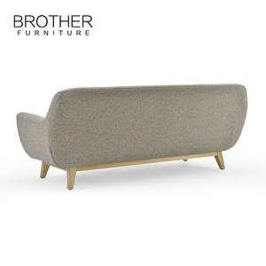 Sofá Seccional de madera de esquina 2022, muebles para el hogar de nuevo diseño para sala de estar y uso en hoteles - Product Image 3