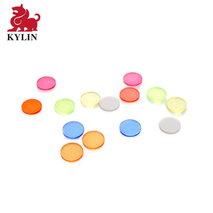Venta a granel de discos acrílicos de plástico de colores duros piezas de juego para fichas y otros <span class=keywords><strong>juegos</strong></span> de mesa - Product Image 5