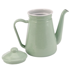 Cafetière <span class=keywords><strong>Kalita</strong></span> Hegu Pot à bec fin en émail vert 0,6L à vendre - Product Image 1