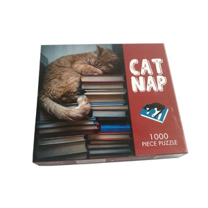 Adult 1000 Pieces <strong>Cat</strong> Printing Handmade <strong>Jigsaw</strong> Customized <strong>Puzzle</strong> - Product Image 2