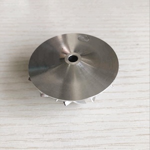 GT15-25 34.62/49.10mm 702489-0009/6/2 6 + 6 pale Turbo/fresatura/2618 in alluminio/ruota compressore billet per 717858/724930/750718 - Product Image 3