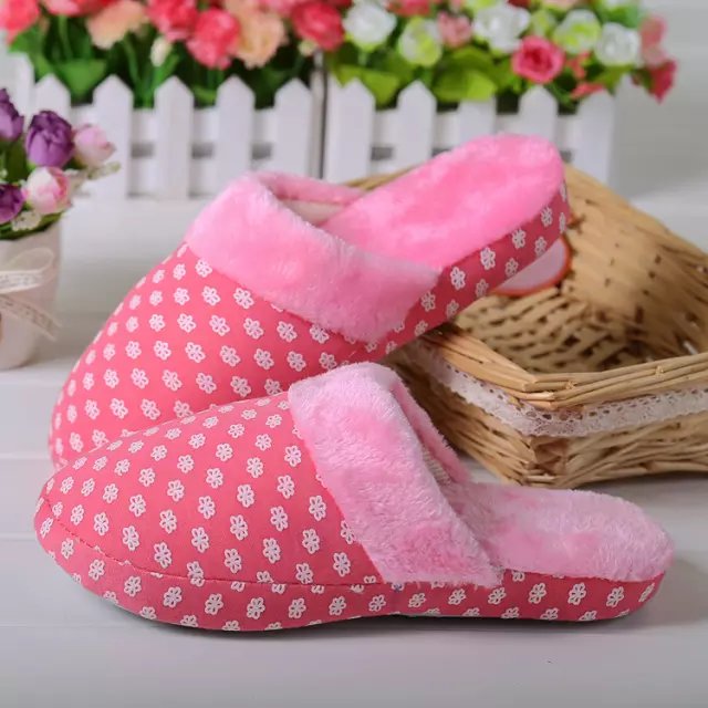 Повседневные домашние тапочки для мужчин и женщин, в горошек, противоскользящие, уютные