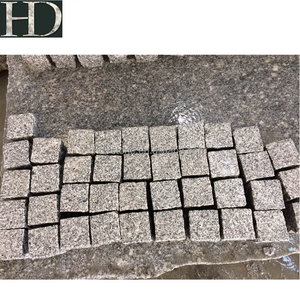 Trung Quốc mới G623 <span class=keywords><strong>grey</strong></span> Granite đá đánh bóng flamed Mài ngoài trời lát <span class=keywords><strong>Cube</strong></span> phong cách mộc mạc thiết kế cho công viên - Product Image 3