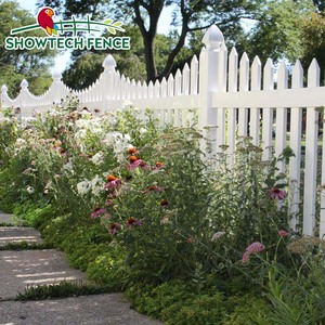 Vendita calda a buon mercato in pvc bianco picchetto recinzione del giardino recinzione - Product Image 5