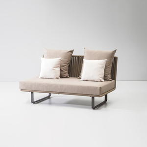 Conjunto de Muebles de Jardín Modernos de Aluminio con Mimbre Sintético - Product Image 3