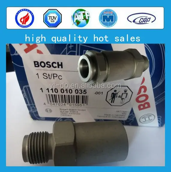 BOSCHES COMMON RAIL PRESSURE Limiting VALVE 1 110 010 035 for Cummings ISDe Truck