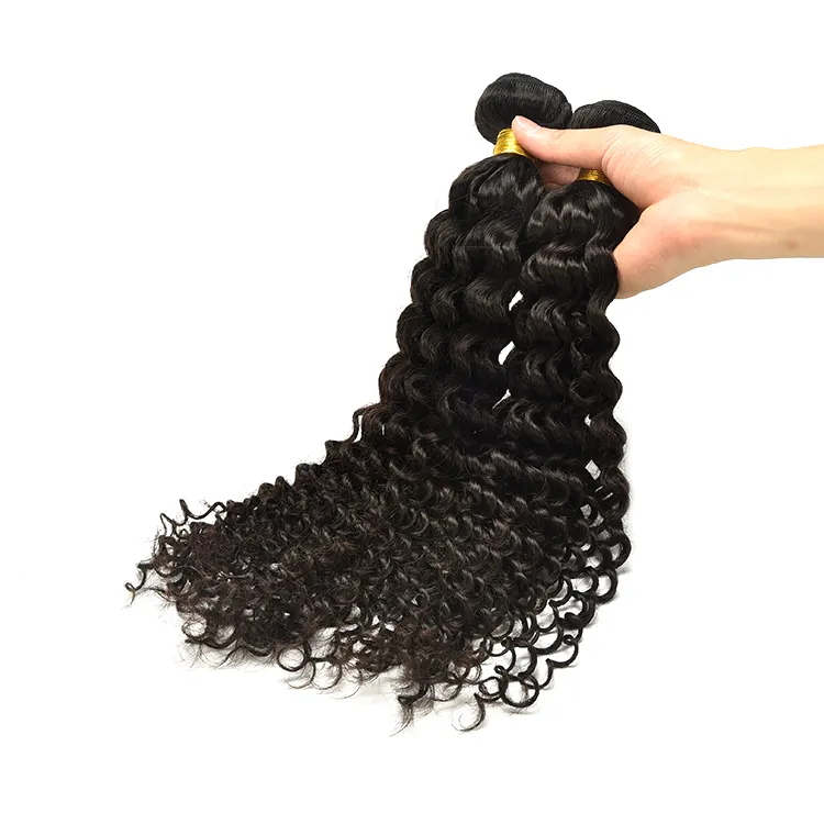 Maylasin Deep Curly Brazilian Hair Wavy Braiding Human Hair Weave