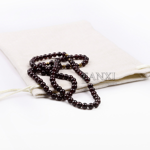 Bolsas de Almacenamiento de Joyería de Lino FANXI, Bolsas de Regalo para Collares y Brazaletes, Forradas en Terciopelo Hechas a Mano - Product Image 5