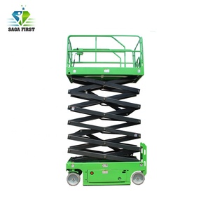 6-14M Genie JLG Man Aerial Platform Hidrolik Listrik Kecil Scissor Lift untuk Dijual