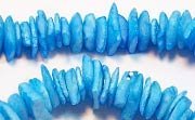 Grânulos Shell, Litob Corte Quadrado 7/8mm, Azul <span class=keywords><strong>Azure</strong></span>