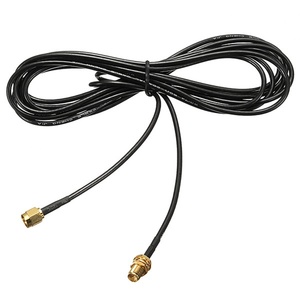 Adaptador Coaxial <span class=keywords><strong>RF</strong></span> de Baja Pérdida de 50 ohmios, RP-SMA Hembra a RP-SMA Macho, <span class=keywords><strong>Cable</strong></span> de Extensión de <span class=keywords><strong>Antena</strong></span> RG174, RG58 - Product Image 3