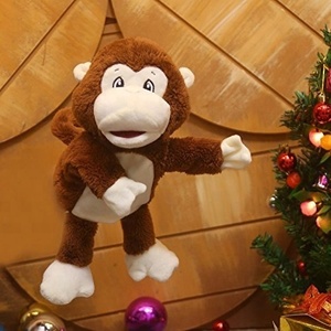 Burattino a Mano di Scimmia Marrone in Morbido Peluche per Bambini, Personalizzabile, Basso MOQ, Animale di Peluche alla Moda per Adulti - Product Image 6