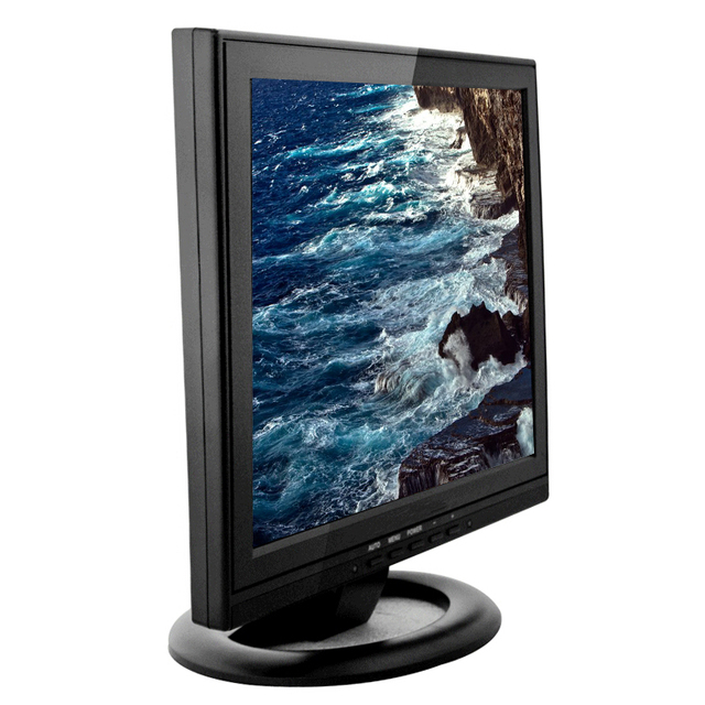 14 Inch Square Screen Display LED Backlight Monitor 14 Inch Industrial LCD Monitor with VGA HDMIed RCA AV BNC USB Speaker Audio