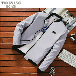 TONGYANG nouveau printemps été automne hommes vestes et manteaux mince Slim Fit Bomber vestes - Product Image 4