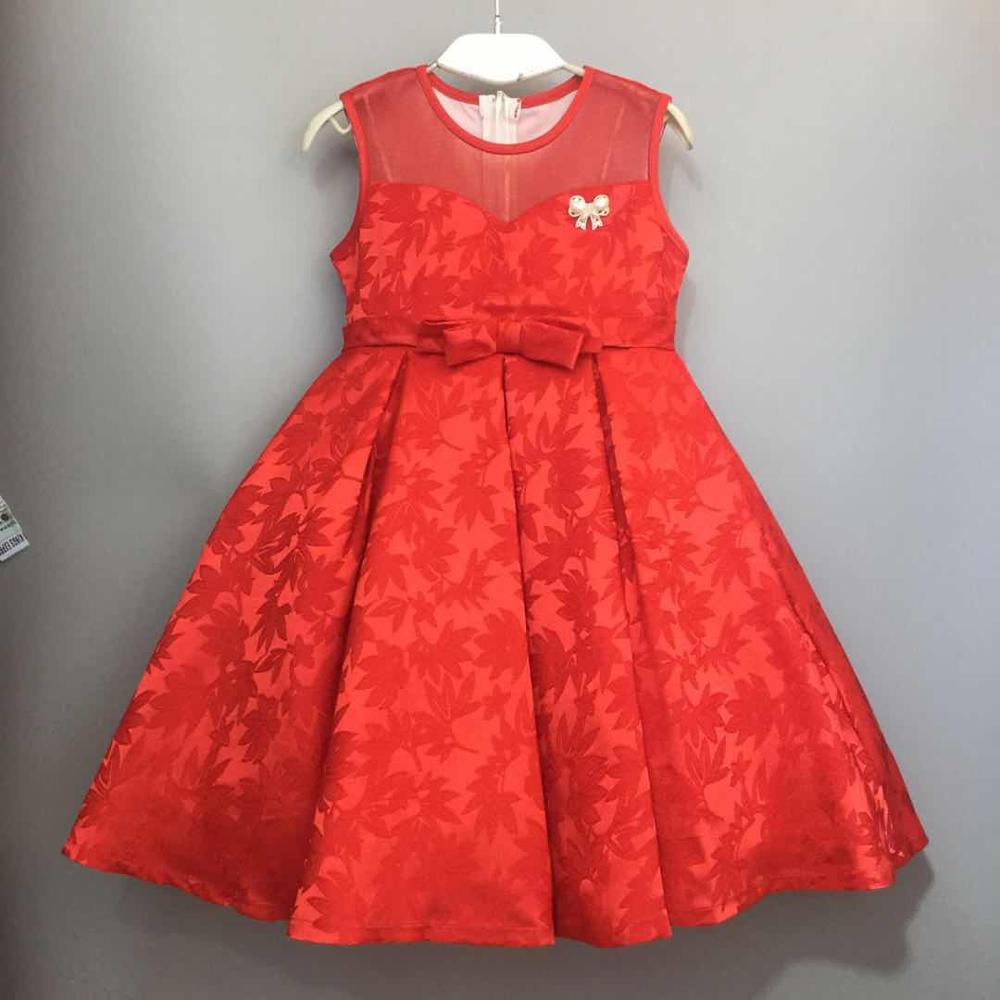 Летний сезон дешевая детская одежда От 1 до 6 лет одежда горячая Распродажа платье для маленьких девочек