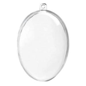 Holiday Plastic Easter <strong>Eggs</strong> <strong>Egg</strong> <strong>Decorations</strong> Open Plastic Party <strong>Decoration</strong> Event &amp; Party Supplies Clear 80*57*60mm - Product Image 3