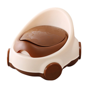Venta caliente especial verde rosa <span class=keywords><strong>café</strong></span> azul recién nacido del bebé artículos orinal de plástico - Product Image 3