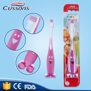 Factory selling cute design toothbrush kids novelty toothbrush for kids