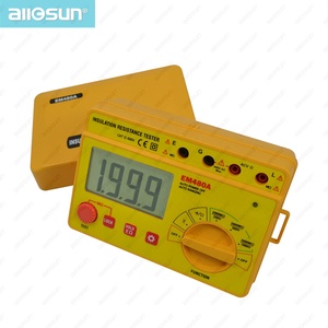Allosun EM480A Resistência de Isolamento Testador De Voltagem Portátil <span class=keywords><strong>AC</strong></span> 600V Professional <span class=keywords><strong>Tester</strong></span> Resistência Testador de Continuidade