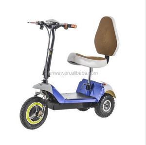 Scooter de Movilidad Plegable de 350w, Triciclo para Discapacitados con Dos Ruedas Delanteras - Product Image 1
