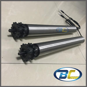 Thép Không Gỉ 304 Động Cơ Trống Với 2 Sprockets Hub Con Lăn Có Động Cơ Cho <span class=keywords><strong>B</strong></span>ăng Tải Cho Dây Chuyền Lắp Ráp Tự Động - Product Image 4