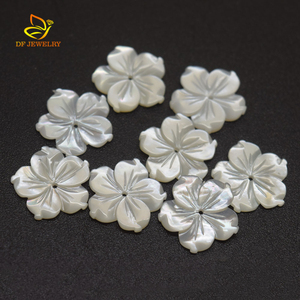 Perla blanca Natural tallada <span class=keywords><strong>Redbud</strong></span> para joyería - Product Image 3