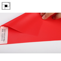 Bâche en PVC enduit de haute qualité de couleur rouge industrielle pour bateaux gonflables