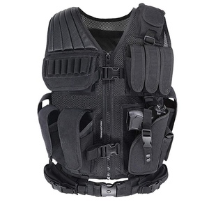 KMS Outdoor Jagd Sicherheit Großhandel verstellbare taktische Molle taktische Weste für Männer Sicherheits beamter mit Holster