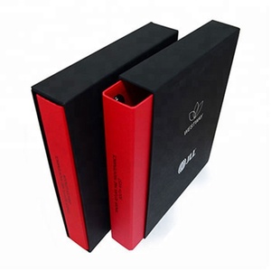 Tùy chỉnh A4 Trượt Chất Kết Dính Bộ Dụng Cụ Slipcase Binder Thư Mục - Product Image 6