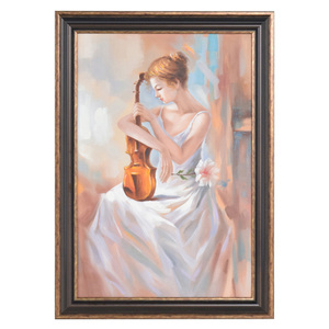 Dipinto a Olio di Ballerina Impressionista, Prezzo di Fabbrica, Vendita Calda, <span class=keywords><strong>Ritratto</strong></span> <span class=keywords><strong>Astratto</strong></span> Personalizzato Stampato - Product Image 1
