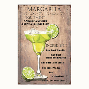 Cocktail Lounge Mai Tai Margarita ป้ายโลหะโปสเตอร์ดีบุกโปสเตอร์ Home Decor Bar Wall Art ภาพวาด - Product Image 3