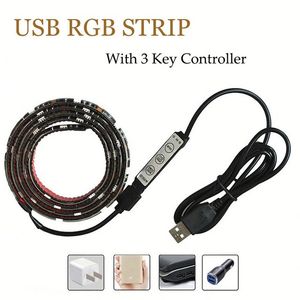 <strong>RGB</strong> <strong>Controller</strong> 5V 50CM 1M 2M 3M 4M 5M <strong>LED</strong> Lamp SMD 5050 Desk Decor Tape Usb Powered <strong>Led</strong> <strong>Strip</strong> Light for TV Background Lighting - Product Image 5