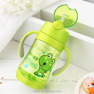 450ml Enfants paille bouteille d'eau SANS BPA enfants gobelet avec poignée - Product Image 6
