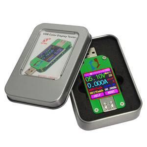 RD UM24 USB2.0 Farb-LED-Anzeige DC Digital Voltmeter Ampere meter <span class=keywords><strong>Multimeter</strong></span> Kabel widerstand Stroms pannung USB <span class=keywords><strong>Tester</strong></span>