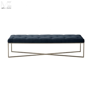 Simple Creative Modern Living Room Furniture Leisure <strong>Black</strong> White Leather Shoes <strong>Storage</strong> <strong>Bench</strong> - Product Image 6