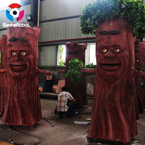 Hấp Dẫn Hot Mới Nhất Bán Lớn Bền Cuộc Sống Kích Thước Nói Cây Với Phong Trào Animatronic Nhà Máy Cho Công Viên Chủ Đề - Product Image 5